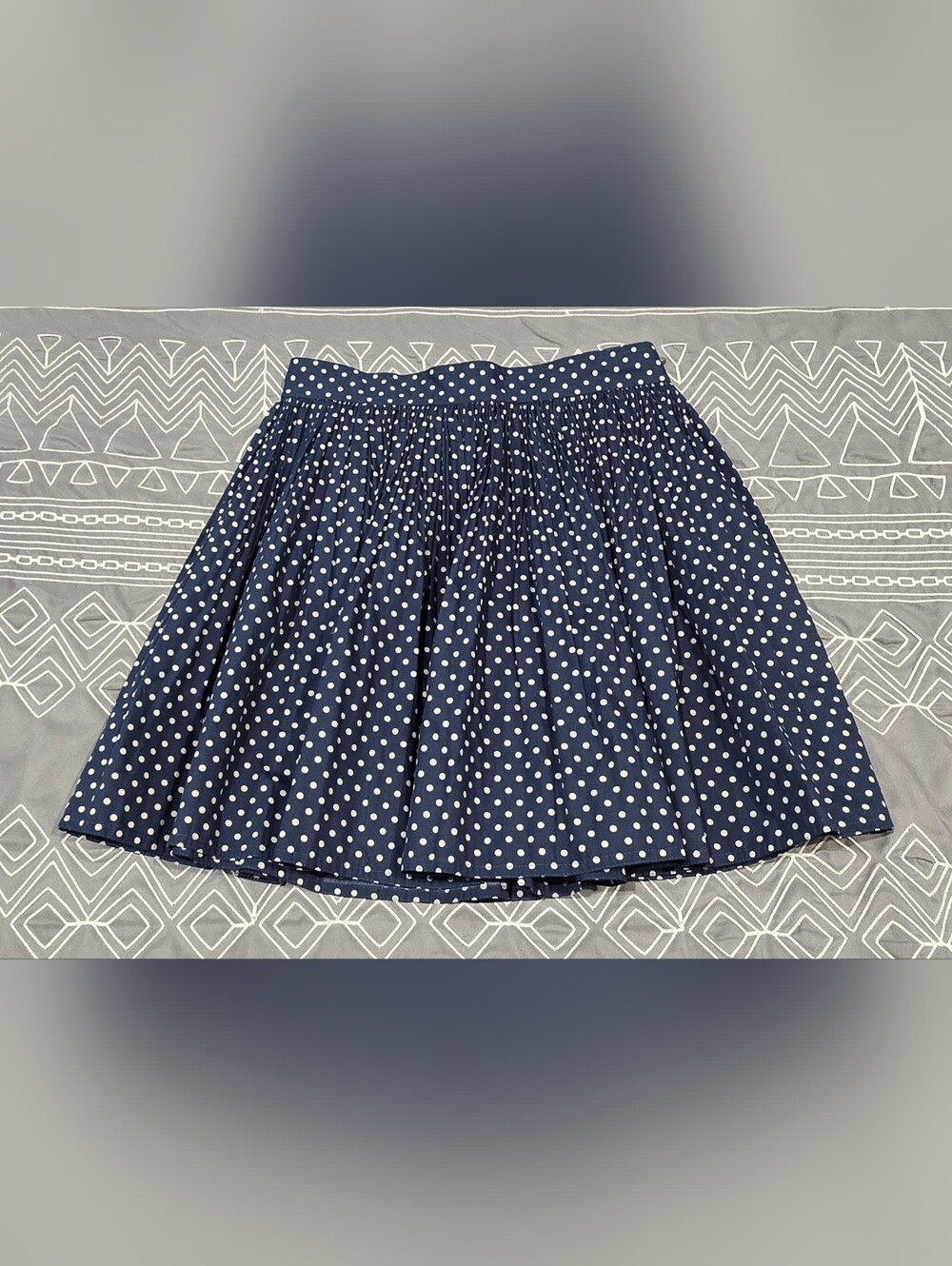 Polo Ralph Lauren High Waisted Pleated Polka Dot Skirt Size 0